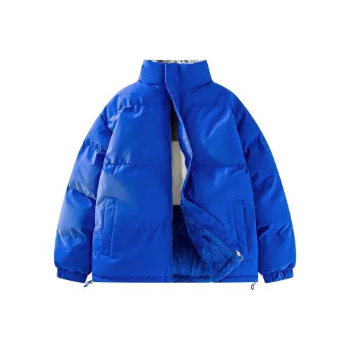 BALENO Хлопковый пуховик унисекс яркий синий