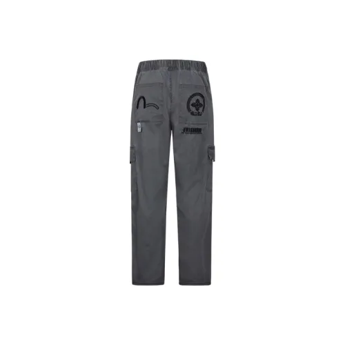 EVISU Gray Men's Casual Pants EVISU Серый Мужские Повседневные Брюки