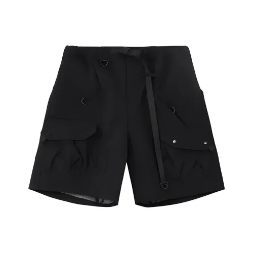 Novamen Черные Унисекс Шорты Карго