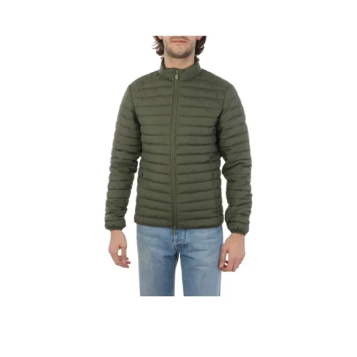 SAVE THE DUCK Пуховик Мужской Зеленый