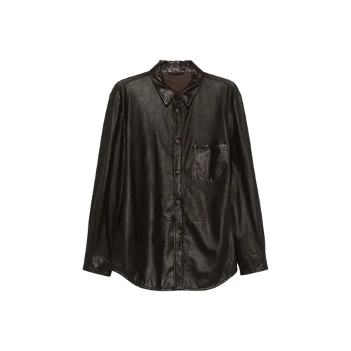 AMANI Кожа Куртка Мужская Cedar Brown