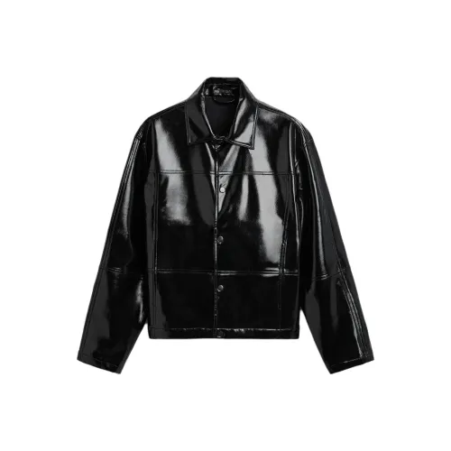 ZARA Черные Мужские Кожаные Куртки