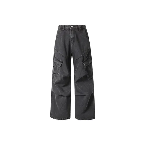 DABAISHA Карго Брюки Мужские Черные