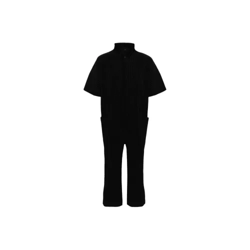 Homme Plissé Issey Miyake SS24 Комбинезон Мужской Черный
