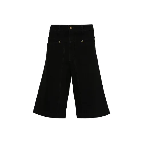 VERSACE JEANS COUTURE SS24 Джинсовые шорты Мужской Черный