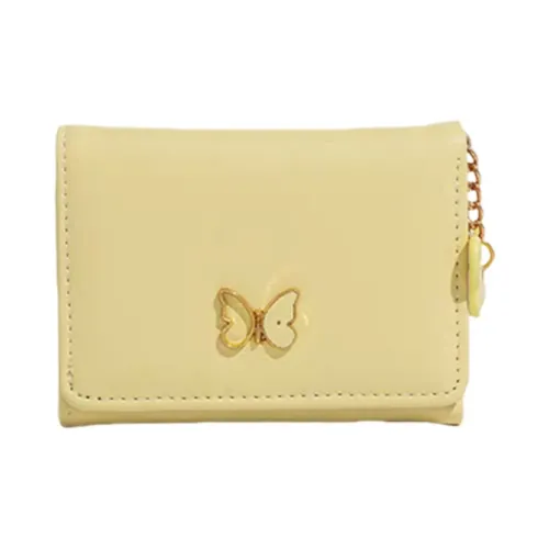 REDOO ПУ (полиуретан) Кошелек Женские Черный Желтый Розовый