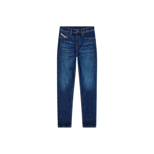 DIESEL Темно-синие мужские джинсы