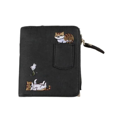 ALOENEY ПУ (полиуретан) Кошелек Женские Светло-розовый Синий Черный Серый