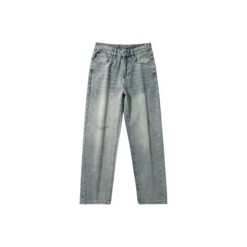 KM Синий Мужской Джинсы