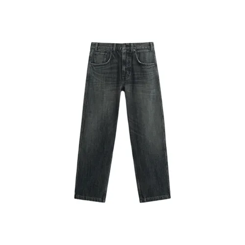 ZARA Blue Green Men's Jeans ZARA Синие Зеленые Мужские Джинсы