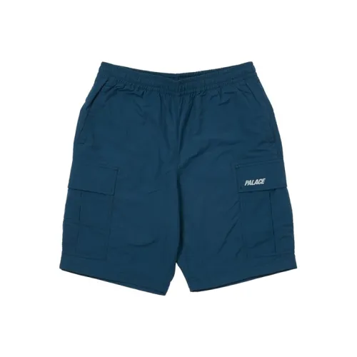 Дворцово-синие унисекс шорты карго