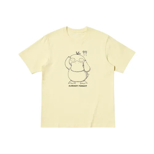 UNIQLO Pokémon Collaboration T-Shirt Унисекс Желтый