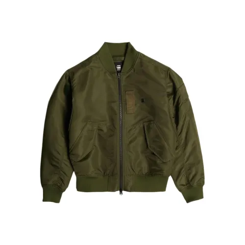 STAR RAW Оливково-зеленая мужская куртка