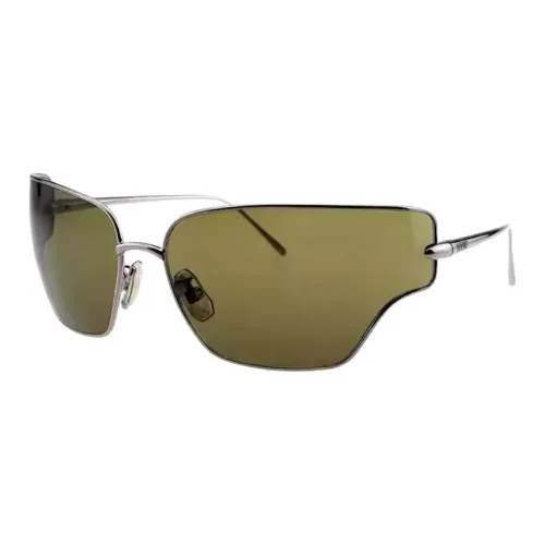 LOEWE Металл Нерегулярная форма Солнцезащитные очки Унисекс Серебряный