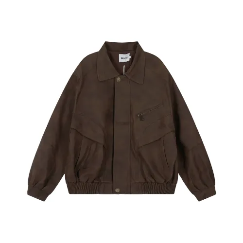 WLNEXT Модный Бренд Повседневный Холодный Винтаж Стиль Майярд Пуховая Куртка Унисекс Коричневый