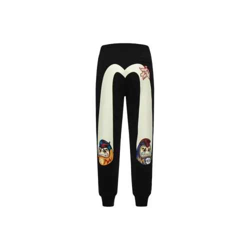 EVISU FW23 Повседневные брюки Мужские Черные