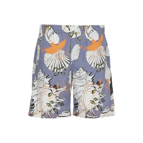 MSGM Blue Men's Casual Shorts MSGM Синий Мужские Повседневные Шорты