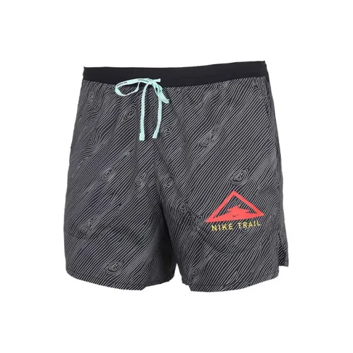 nike Dri Fit Черный Красный Мужские Повседневные Шорты