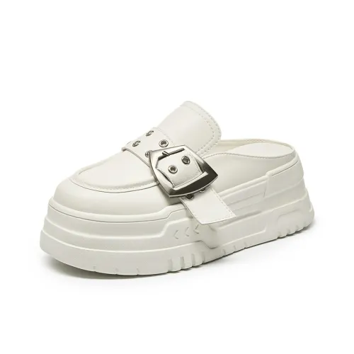 KEJIANNI Резиновая подошва устойчивая к истиранию домашние тапочки женские белые