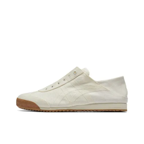 Onitsuka Tiger MEXICO 66 SD PARATY Slip-on Дышащий Легкий Низкий Топ Casual Женский Бежевый