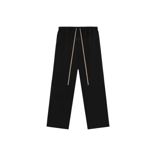Fear of God ESSENTIALS Метеоритный Черный/Черный Мужские Повседневные Штаны