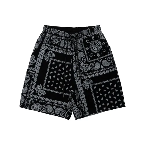 THEWIZBRAND Loose Fit Shorts Unisex Black THEWIZBRAND Свободный крой Шорты Унисекс Черный