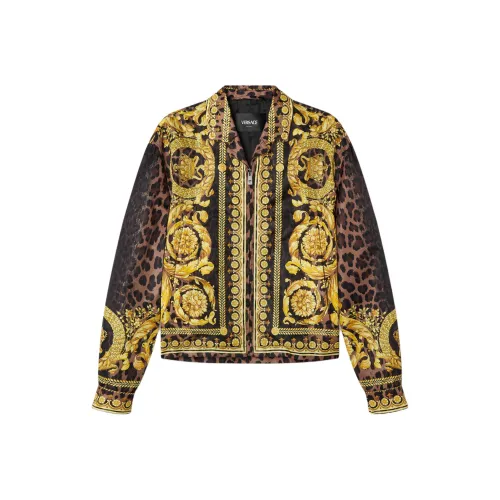 VERSACE Куртки Пальто Мужской Золото