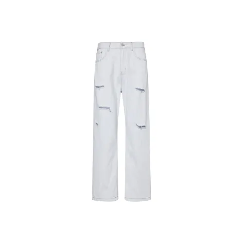 GTRG Белые Унисекс Джинсы