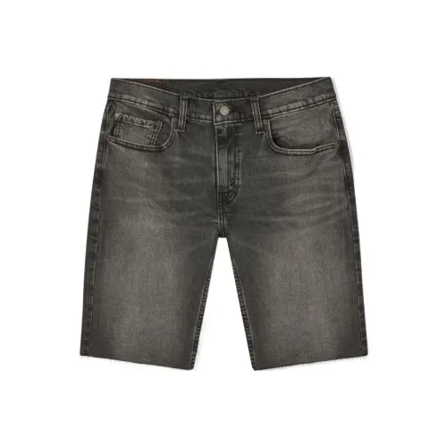 Levis Gray Men's Denim Shorts Левис Серые Мужские Джинсовые Шорты