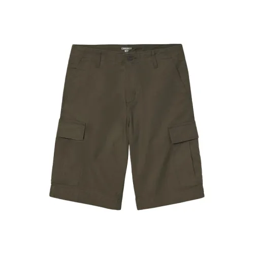 Carhartt WIP Стандартные Cargo Короткие Шорты Карго Мужские Оливковые