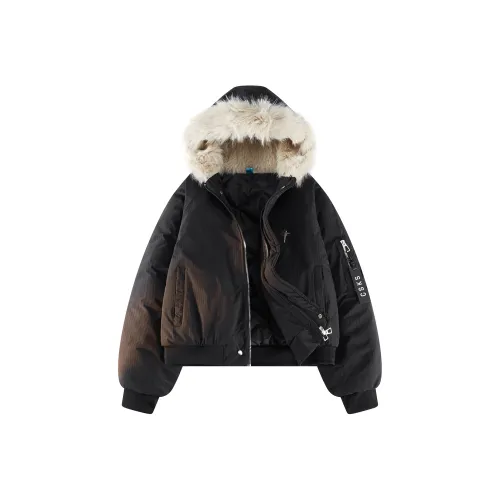 CSKS Унисекс Объемные куртки (пуховики)