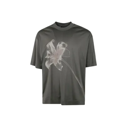 EMPORIO ARMANI Серые Мужские T-Рубашки