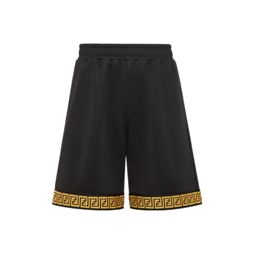 FENDI X VERSACE FENDI X VERSACE SS22 Повседневные шорты Мужской Черный