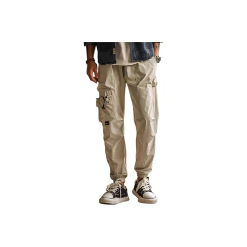 GELANLU Карго Брюки Унисекс Базовый COLORS Черный Серый Белый ETC