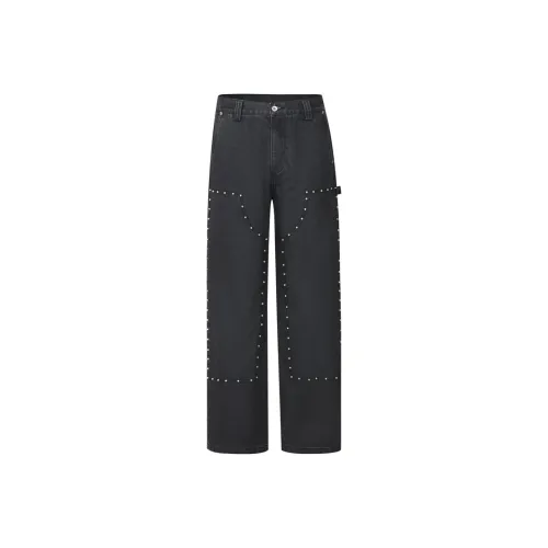 MEGALAXY Карго Брюки Унисекс Черный