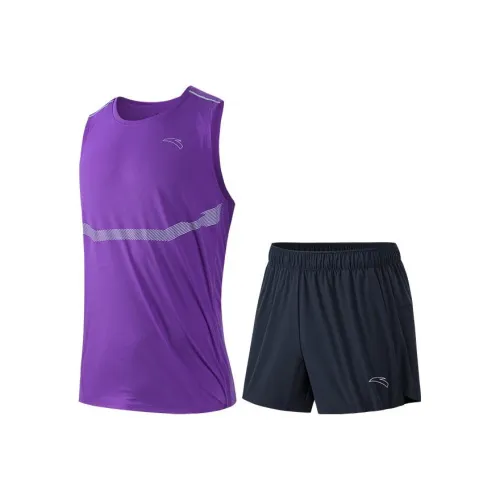 ANTA Повседневная спортивная одежда Мужская Ocean Фиолетовый+Черный