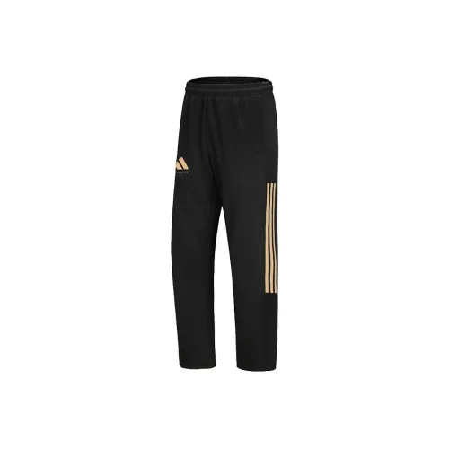 Adidas Повседневные штаны Унисекс Черный с Золотым