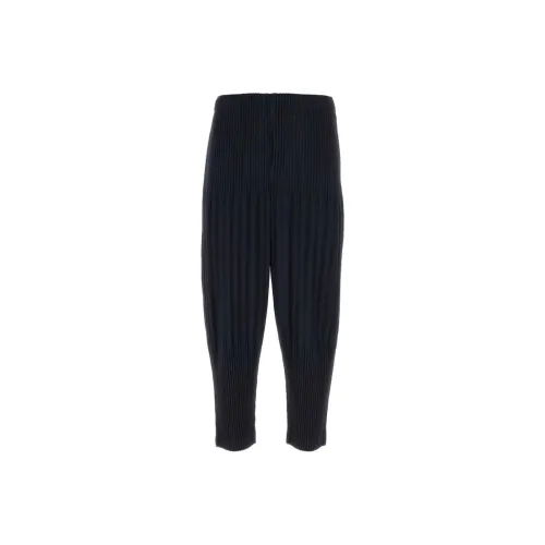 Homme Plissé Issey Miyake SS24 Повседневные брюки Мужские Черные