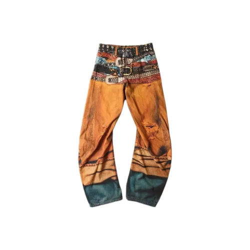 Acne Studios Джинсы Мужские Оранжевые