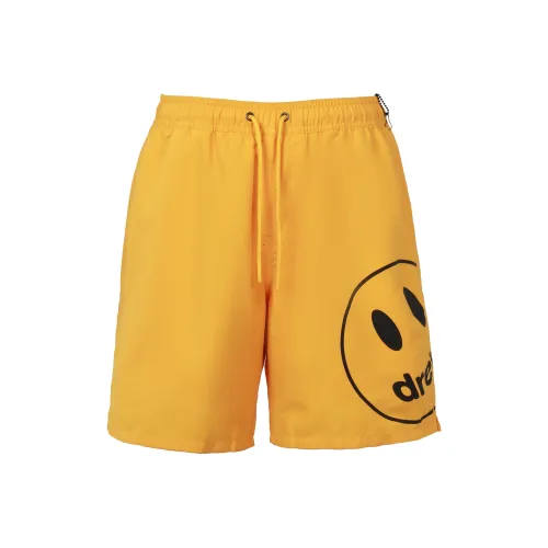 Drew House Smiley Collection Золотые Унисекс Повседневные шорты