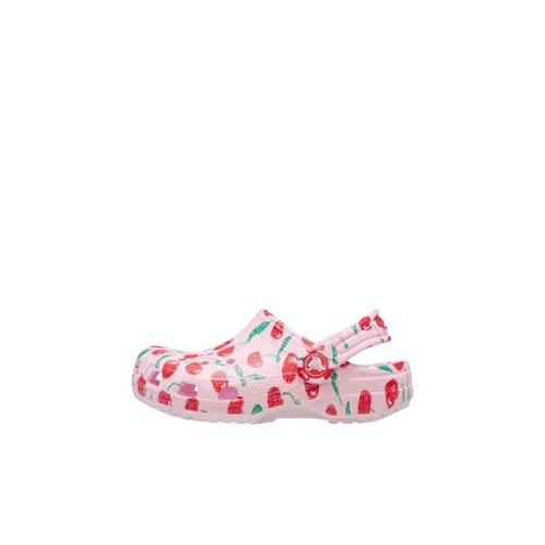 Crocs Classic Clog Slip-Resistant Abrasion-Resistant Низкий Топ Обувь для Малышей Розовый Infant и Toddler