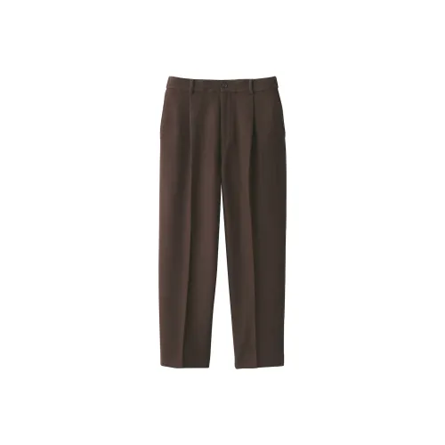 MUJI LABO серия Темно-коричневые Мужские костюмные брюки