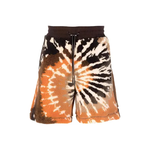 AMIRI Оранжевые и Черные Мужские Повседневные Шорты