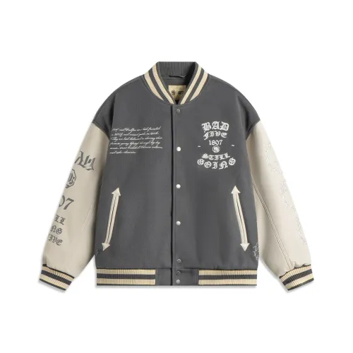 LINING Badfive Хлопковый пуховик Мужской Угольный дым Серый Coastal Серый