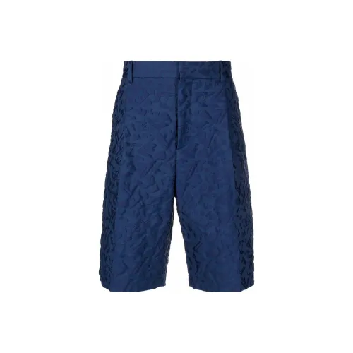 FENDI Blue Men's Casual Shorts FENDI Синий Мужские Повседневные Шорты