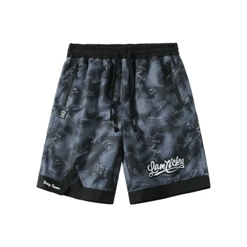 LAMLICKA Loose Fit Shorts Unisex Black