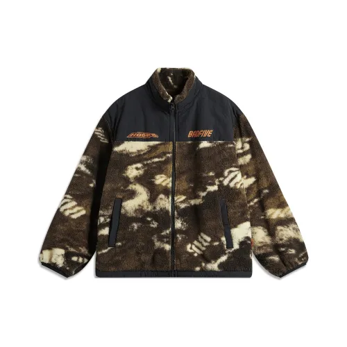 Лайнер BadFive Куртки и Пальто Мужской Камуфляж Full С принтом Черный
