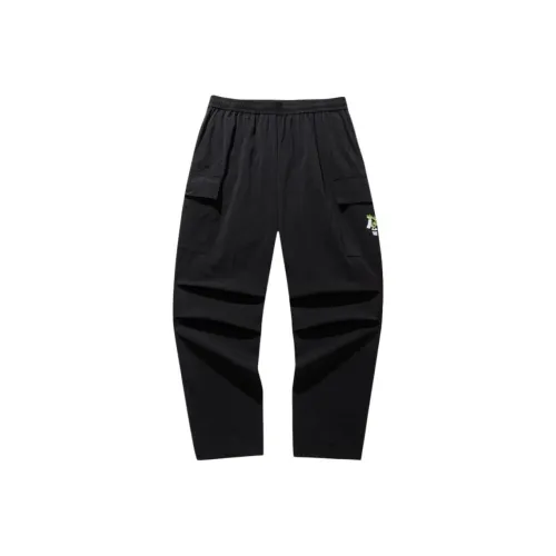 ANTA x YOUHUAZHISHUO LIANMINGKUAN Life Collection Повседневные брюки Унисекс Основной черный