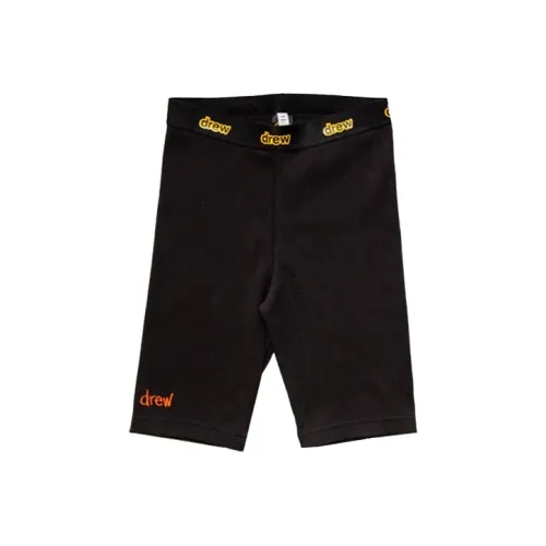 Drew House Letter Logo Series Черные Унисекс Повседневные шорты