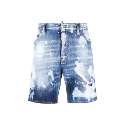 DSQUARED 2 SS23 Джинсовые шорты Мужской Синий